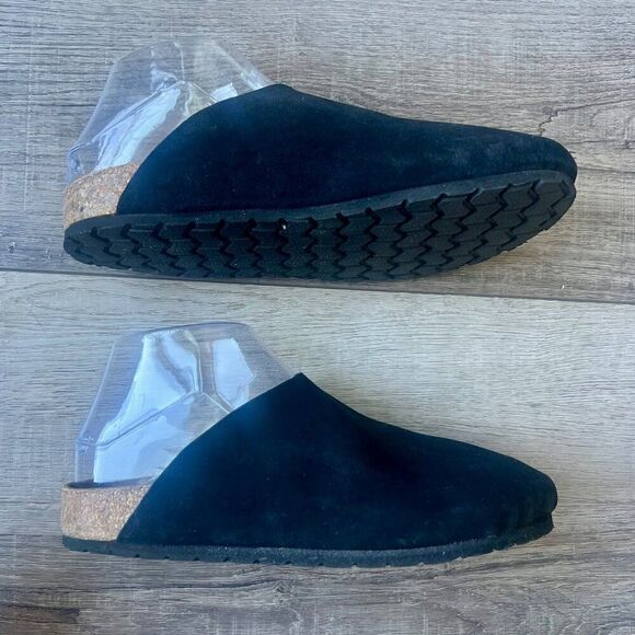 Seychelles Feel Like Home Clogs Black Suede Slip On Shoes Hippy Comfy Boho - Picture 2 of 9